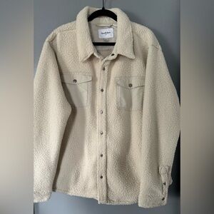 Goodfellow Sherpa jacket button up